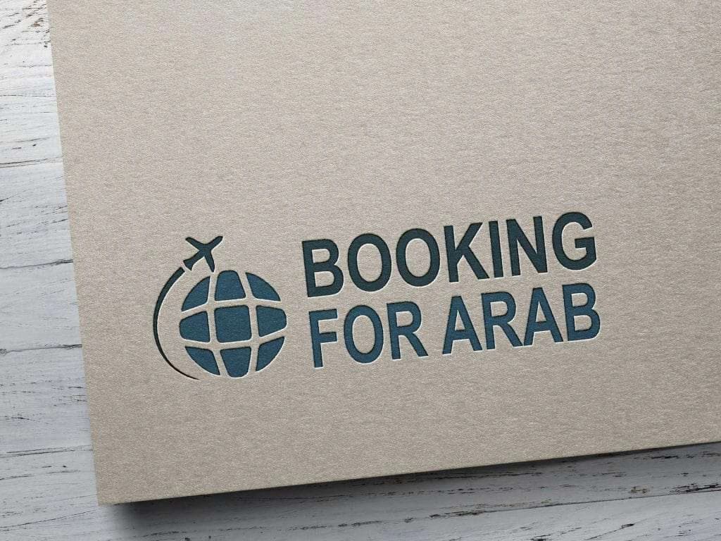 Booking For Arab Logo by Mohamed Aziz Manaa