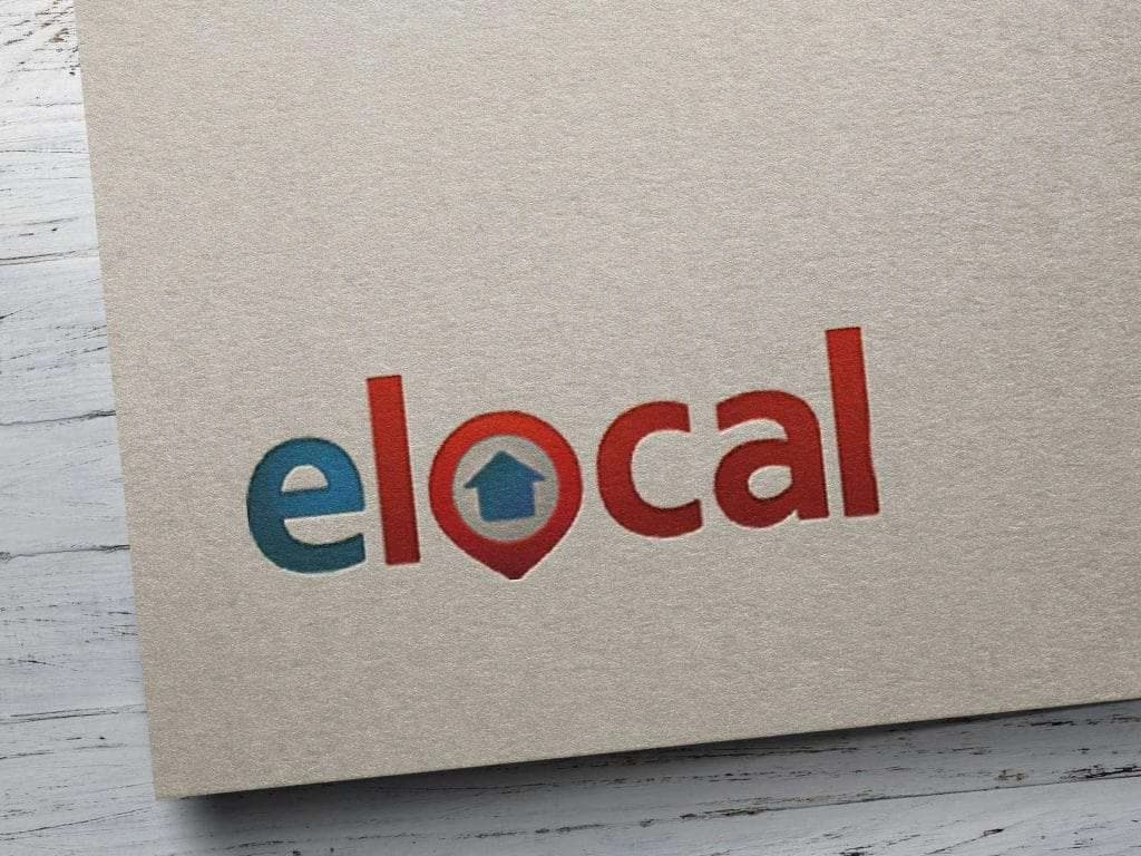 Elocal Logo by Mohamed Aziz Manaa