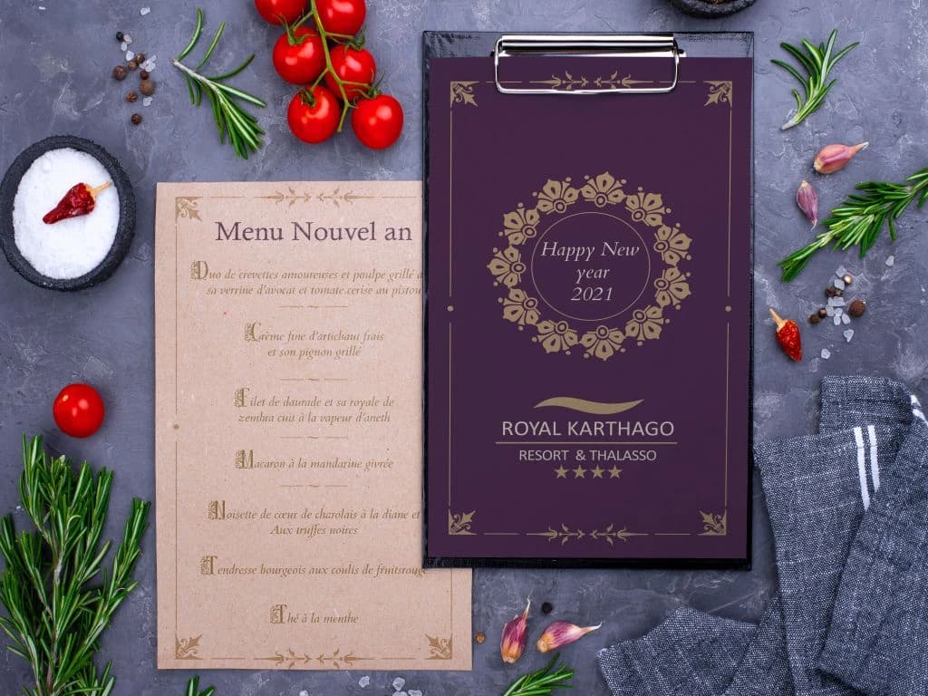 Menu Mockup 3 by Mohamed Aziz Manaa