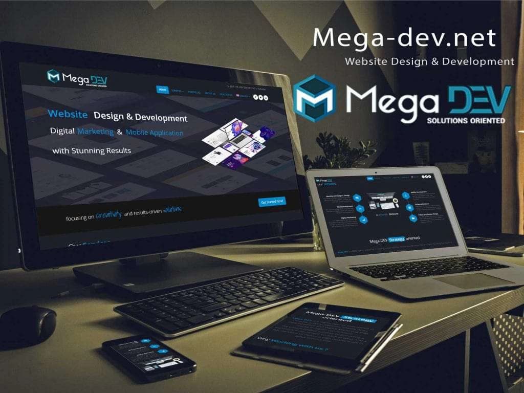 Mega Dev Mockup by Mohamed Aziz Manaa