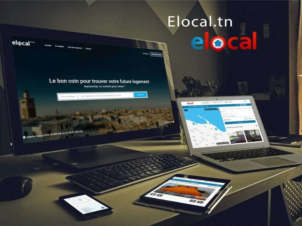 Elocal Mockup by Mohamed Aziz Manaa
